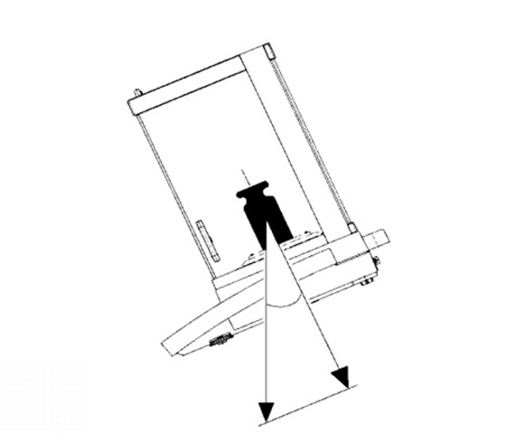 电子天平倾斜