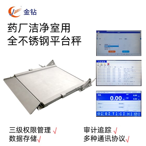 药厂用全不锈钢平台秤 (2)