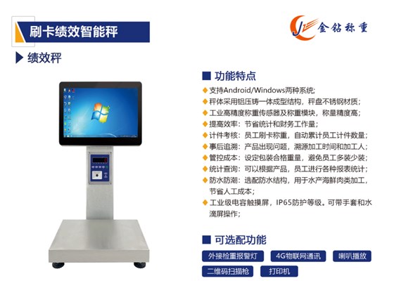 刷卡绩效智能电子秤
