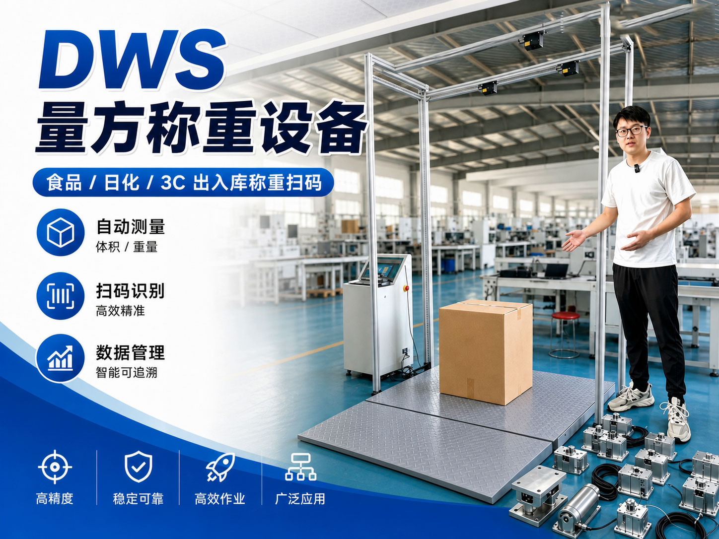 DWS物流称重扫码量方秤