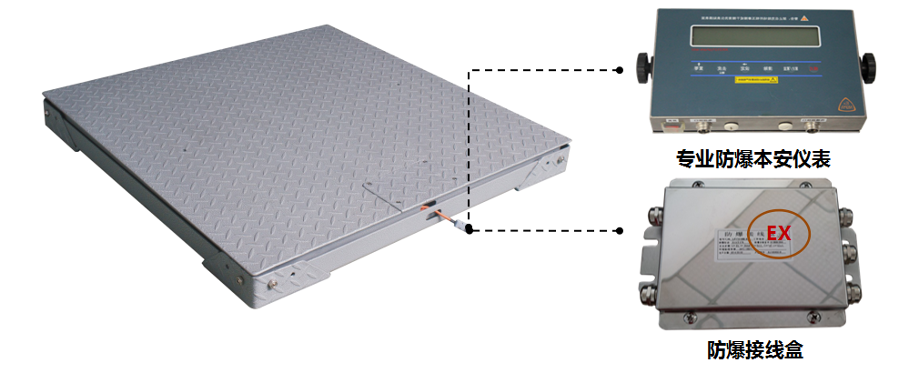 防爆碳钢地磅