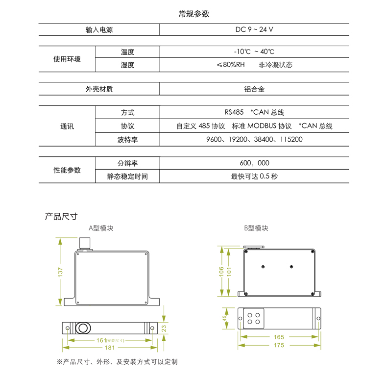 称重模块--